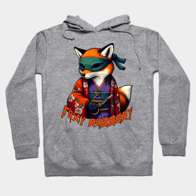 Foxy thief Hoodie by Japanese Fever
